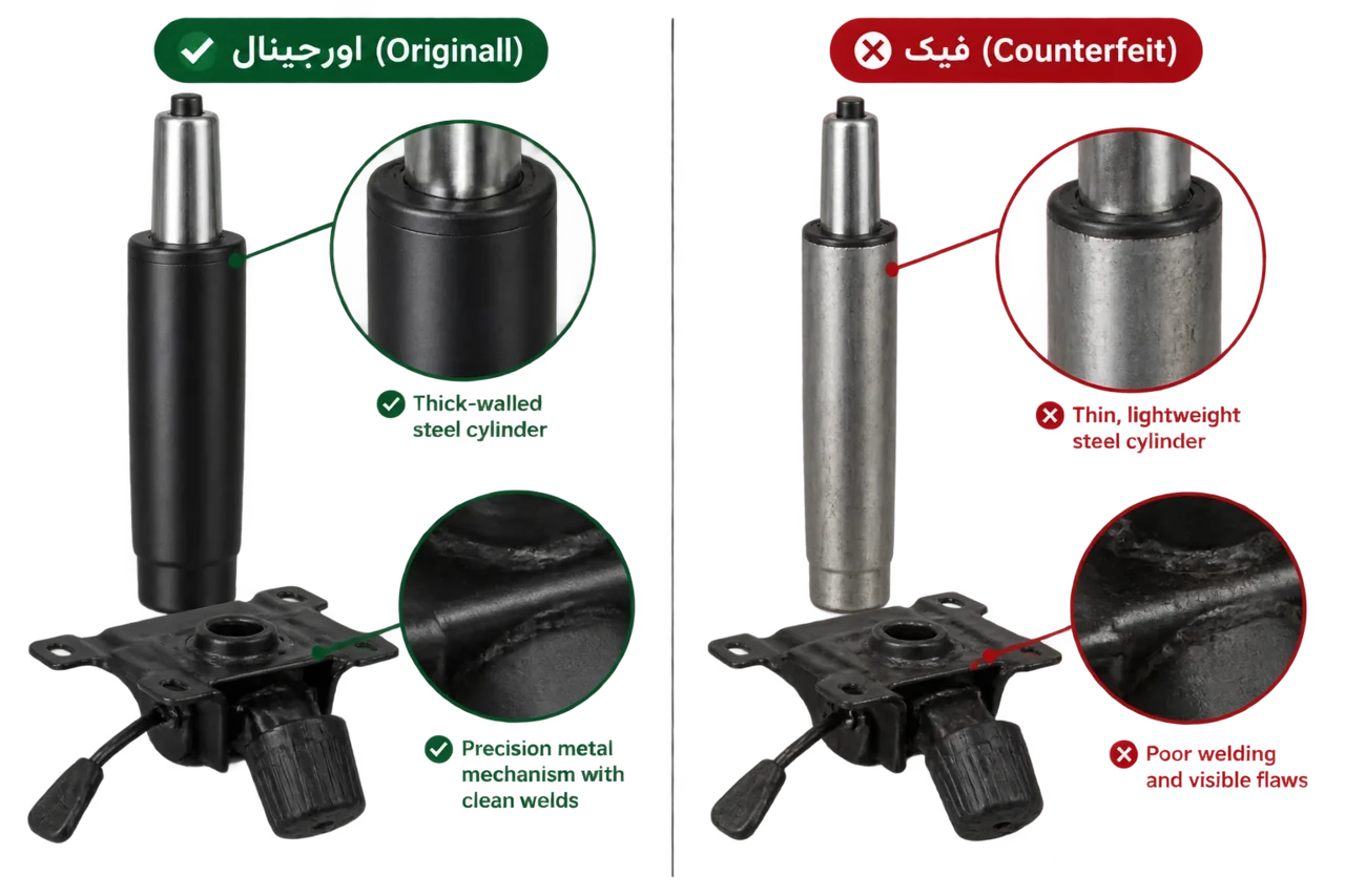 چطور قطعهی اصلی را از نمونهی تقلبی تشخیص دهیم؟